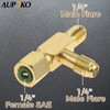 Aupoko Quick Coupler Access Tee, 1/4'' Valves Core Tee Adapter