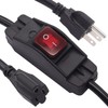 TWTADE 3 Prong Extension Cord with Inline Switch On/Off 14AWG
