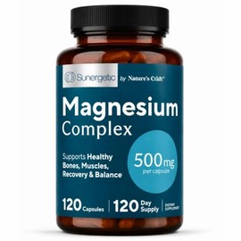Premium Magnesium Citrate Capsules - Powerful 500mg Magnesium Oxide & Citrate Supplement - Helps Support Healthy Bones, Muscles, Teeth, Energy & Relax