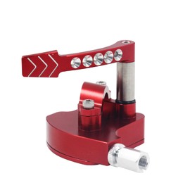 LVOUP 7/8 Billet Throttle Thumb Assembly Compatible with Yamaha Banshee Raptor 350 660R 700 YFZ450 Warrior 350 Bear Tracker 250 Honda TRX400EX TRX 250 450R Suzuki LTR 250 500 LT500R LTZ 250 400 Red