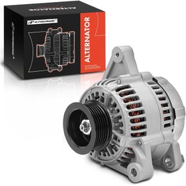 A-Premium Alternator Compatible with Toyota Camry 2000-2001, Solara 2000-2003 & Lexus ES300 1997-2001, 3.0L, 12V 80A 6-Groove Pulley Clockwise, Replace# 101211-9780, 1012119780