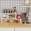 Jojocross Expandable Cabinet Shelf Organizer Storage Spice Rack Shelves for