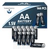TenderGentle Double AA Batteries Case of 144 - Alkaline AA