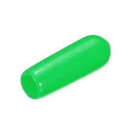 QUARKZMAN Pack of 20 Rubber Caps 4 mm ID Vinyl PVC Round Tube Screw Caps Covers Screw Thread Protective Caps Green