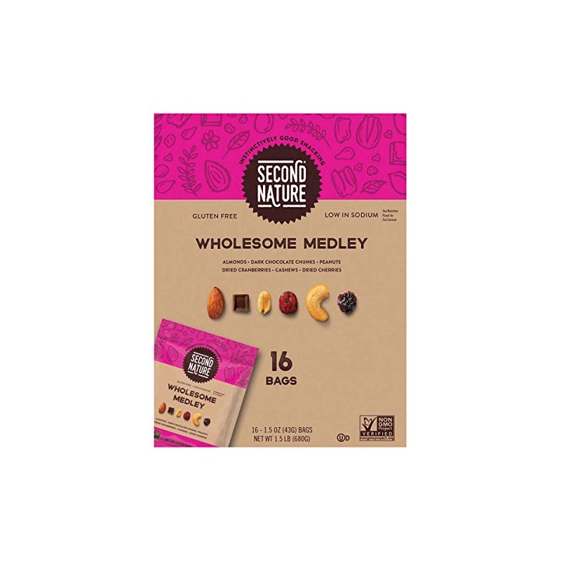 Second Nature Trail Mix, Wholesome Medley, Packaging May Vary (Premium