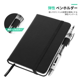 Notebook 140x89mm PU Leather Hardcover Business Personnel Student Notepad