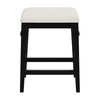 Hillsdale, Arabella Wood Backless Counter Height Stool with Tapered Legs,
