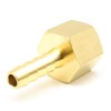 AHFMANG 10PCS Brass Hose Barb Fitting 1/4" Barb x 3/8"