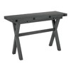 OSP Home Furnishings McKayla Flip-Top Expanding Desk to Dining Table,