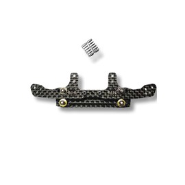 mokedo-factory Slide AT Bumper, Left and Right Independent Slide Damper, Sladan, Carbon, Mini 4WD (Rear)