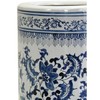 Red Lantern Oriental Furniture 24" Floral Blue & White Porcelain