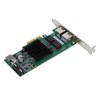 Network Card PCIE X4 Rj45 10/100/1000Mbps Gigabit Dual Port Electric