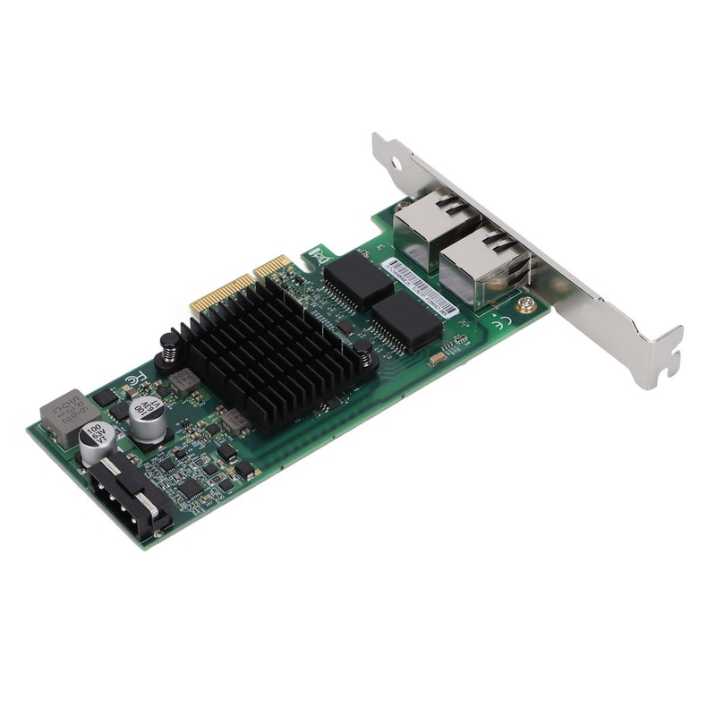 Network Card PCIE X4 Rj45 10/100/1000Mbps Gigabit Dual Port Electric