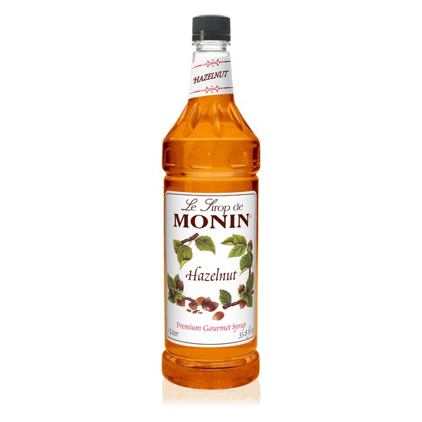 Monin - Hazelnut Syrup, Nutty Taste of Caramelized Hazelnut, Natural