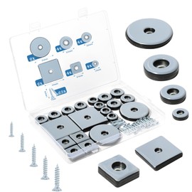Teflon Gliders Screws with Stainless Steel Screws Teflon Gliders Square Furniture Gliders 25 mm, 50 mm Floor Gliders Round 19 mm, 22 mm, 25 mm, 50 mm Teflon Furniture Gliders Set PTFE Gliders for Furniture