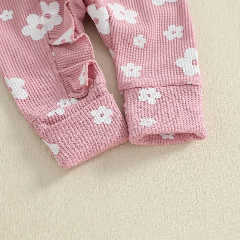 XIXIMAON Infant Baby Girl Autumn Clothes Floral Long Sleeve Crew