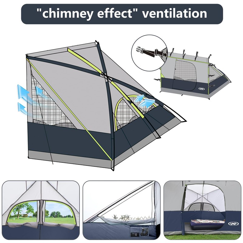 UNP Camping Cube | Pop Up Canopy Side Tent for