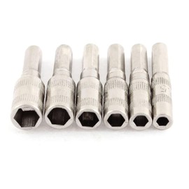 TA-VIGOR H4 Shank 2.5mm 3mm 3.5mm 4mm 4.5mm 5mm 6 Points Hex Socket 6 in 1 for Woodworking, Machine Maintenance, Auto Repairing, Furnitures