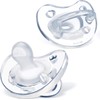 Chicco Chupete de silicona suave, Transparente, 0-6 Month
