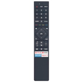 ROLLGAN ERF3A72 Replacement Voice Remote Control Applicable for Hisense TV 50U7QFTUK 55U7QFTUK 65U7QFTUK ERF3B72H 50U71QF 50U72QF 55U71QF 55U72QF 65U71QF 65U72QF 50A6 90FEVS 30U8QF