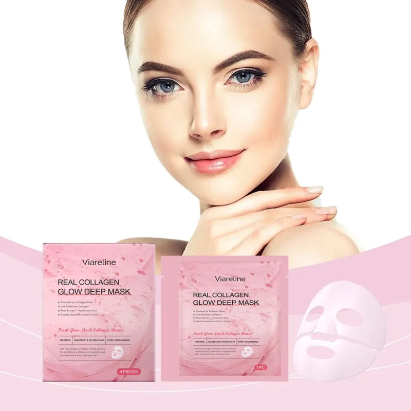 Mascarilla Hidratante De Colágeno Viareline (en Caja) Hidrat