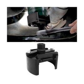 HZEL Car Oil Filter Wrench, Adjustable 2 Jaw 80-105mm Vehicle Oilfilter Removal Tool, Universal Automotive Drive Cap Style Artifact Accessories Compatible with Medium Sized