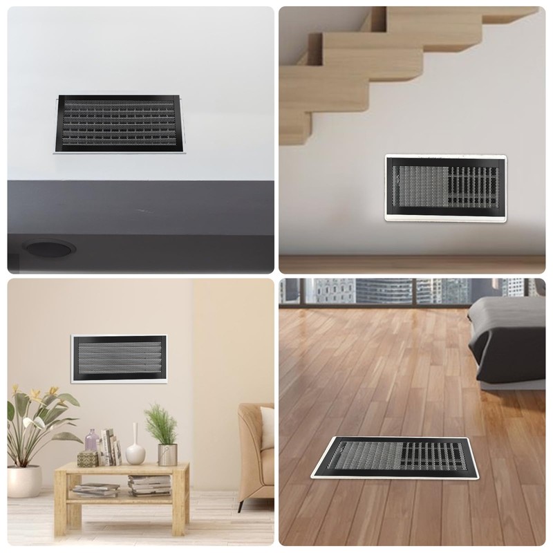 4P Magnetic Floor Vent Covers 5.5 x 12 Inch Air