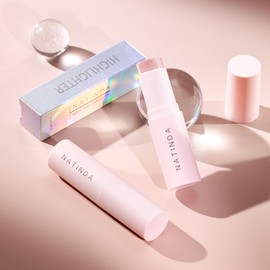 Natinda Three-dimensional makeup that does not require filter correction Natinda Highlighter Stick Watery Glow / 필터 보정 필요없는 입체 메이크업 나틴다 하이라이터 스틱 물광