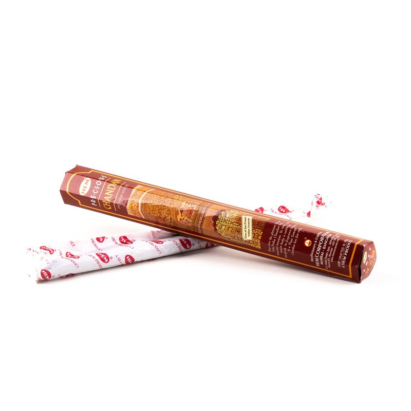 Hem Precious Chandan Incense Sticks,Pack of 6-20 agarbattis Each Total