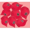 morefaz Unisex Boys Girls Baseball Cap Red Children's Cap Alphabet