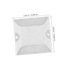 FUNOMOCYA Reflective Road Markers Durable Aluminum and Plastic Pavement Reflectors