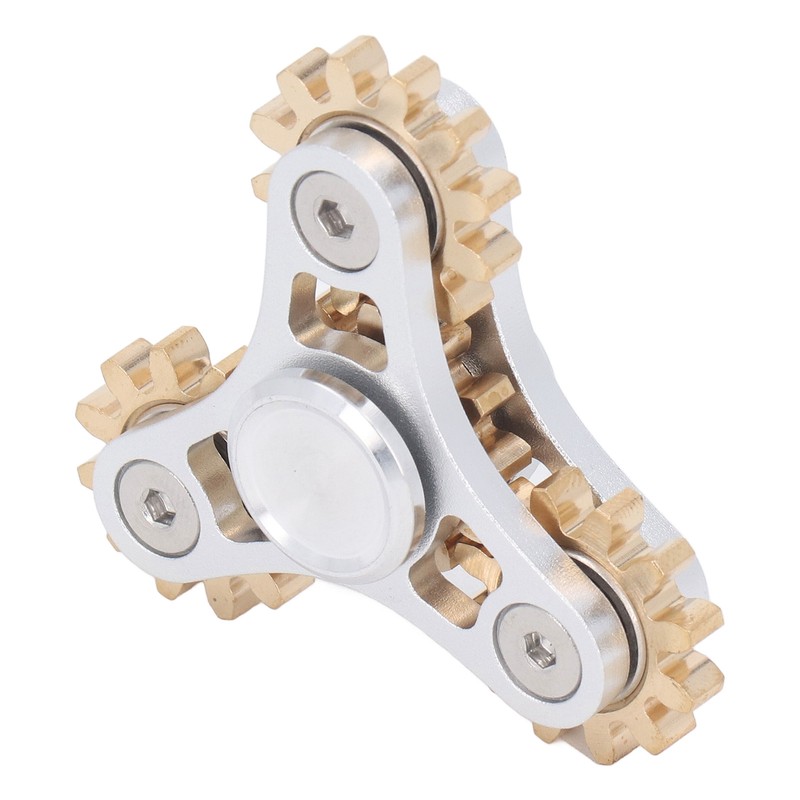 4 Gears Fidget Bearing Toy Stress Reducer Anxiety Game Brass