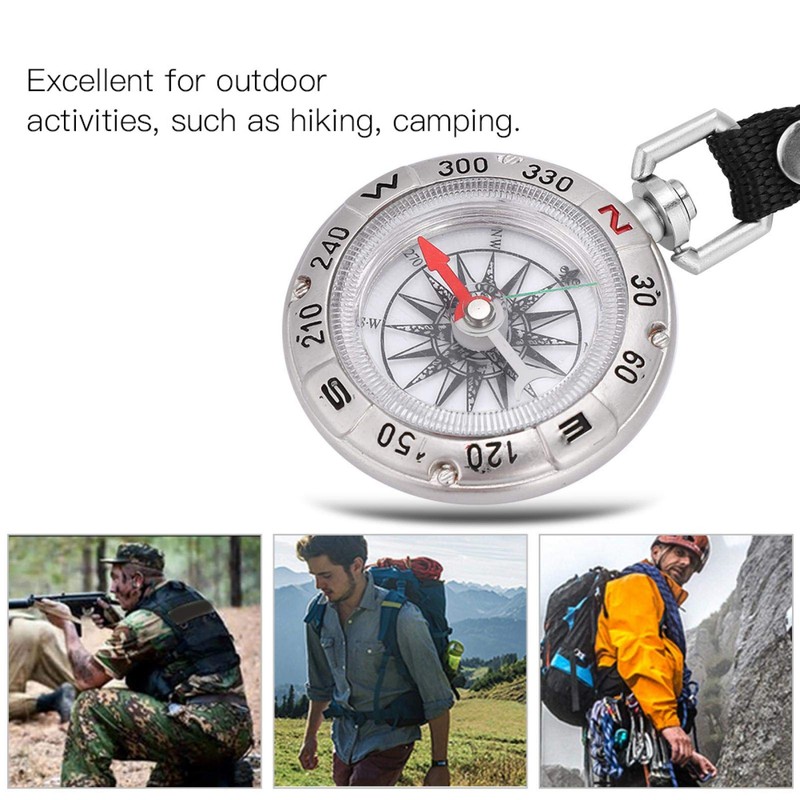 Survival Compass Watch Compass Mini Pocket Compass, Camping Compass, Camping