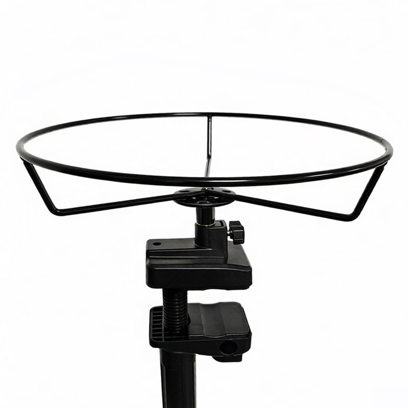 10" Bird Bath/Birdseed Feeding Tray with 3" Clamp Railing/Fence Mount