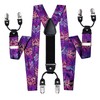 Dubulle Mens Clips Suspenders and Pretied Bowtie Set Y Shape