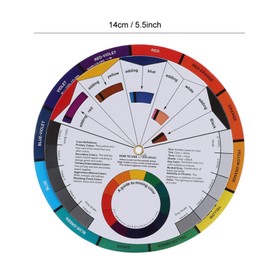 Multi-Color Color Wheel, Mix Color, Tattooing Business for Art Classroom
