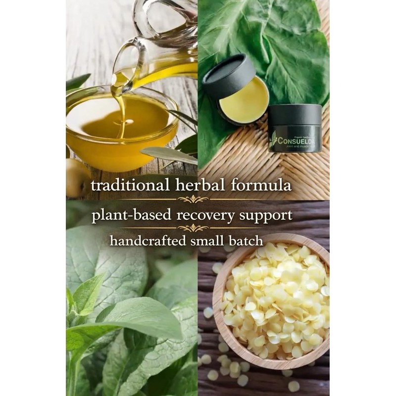 Comfrey Salve – Traditional Herbal Formula for Muscles & Joints,