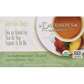 Davidson's Organics, Cinnamon Apple, 100-count Unwrapped Tea Bags