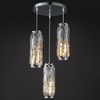 LMQNINE 3 Light Chrome Pendant Lighting Modern Pendant Light, Mini