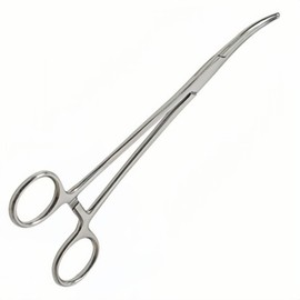 Fabselection 1Pcs Forceps Stainless Steel Clamps Curved Straight Plier,Locking Forceps Stainless SteelLocking Tweezers Clamp,Curved and Locking Forcep，