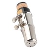 Clarinet Mouthpiece Kit with Ligature and Plastic Cap Portable Black