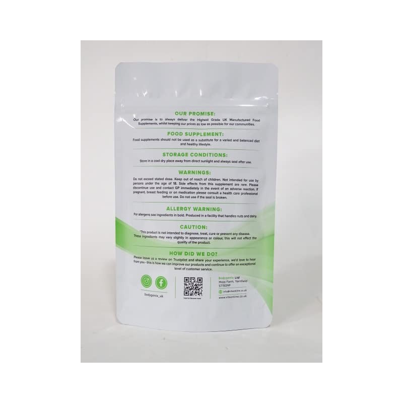 Quercetin & Bromelain Veg Capsules Bodygenix UK Immune Booster, Swollen
