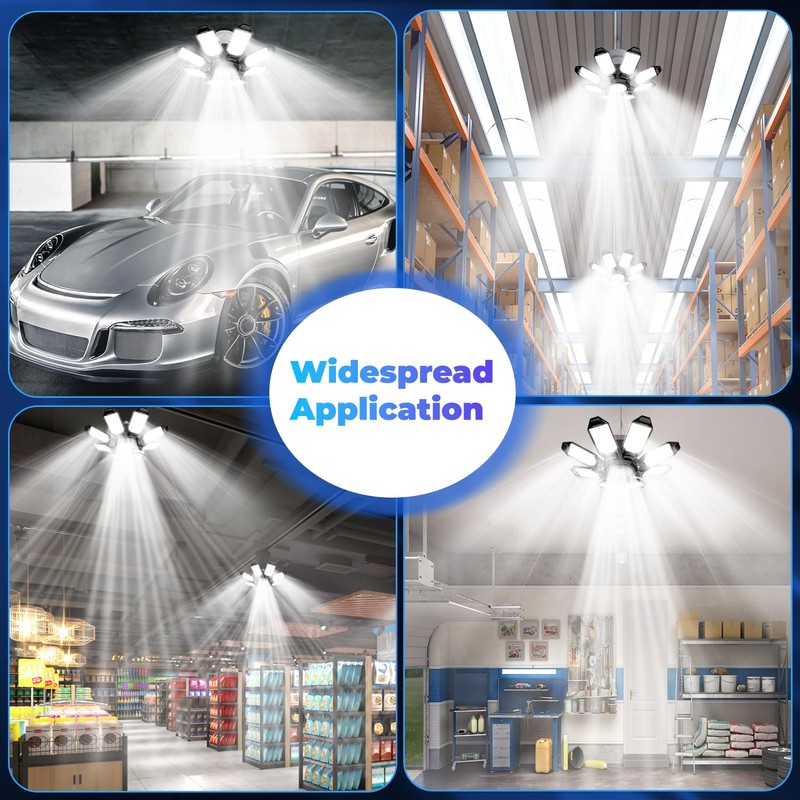 Garage Lights - Super Bright 25000LM Garage Lights Ceiling Led