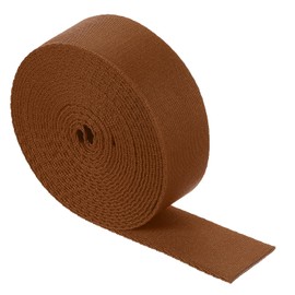 sourcing map 5 Yards Nylon Webbing Strap, 1 3/8-inch(38mm) Flat Webbing Straps Nylon Heavy Duty Webbing Strap for Luggage Strap Backpack Repairing DIY Crafting, Dark Red