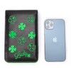 BIG TEETH Golf Scorecard Holder Yardage Book Lucky Clover Pattern