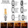 LiteHistory E12 led Bulb Dimmable 6W Equal 60 Watt LED