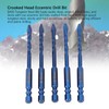 5-Piece Eccentric Drill Bit 6 mm Eccentric Drill Bit with