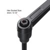 sourcing map M6 x 30mm Handle Adjustable Clamping Lever Thread