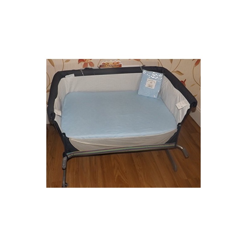 2 x Baby Crib Fitted Sheets to fit Next2Me Crib