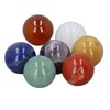 7pcs Chakra Crystal Balls Topaz Redstone Green Aventurine Lapis Lazuli